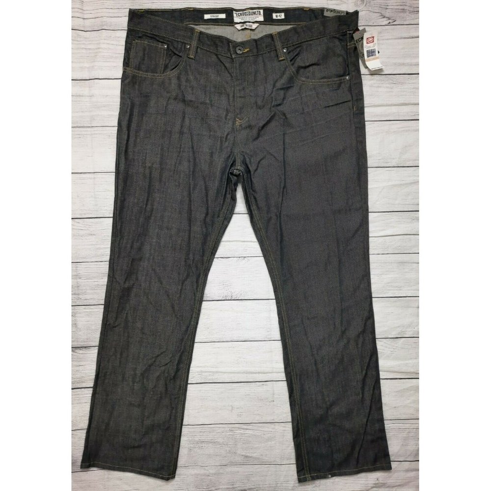 NWT ECHO ULTD Straight Fit 701 Rinse Wash Jeans 42